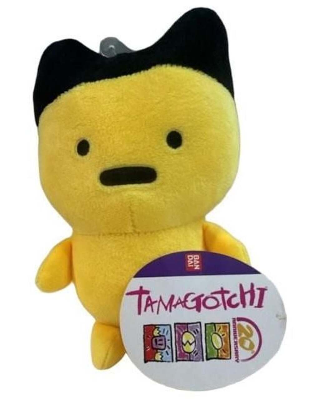 Little Buddy Tamagotchi Mametchi Yellow Plush 20th Anniversary